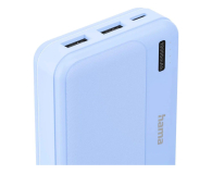 Hama POWER PACK POCKET 10 10000 mAh 2X USB-A NIEBIESKI - 1548510 - zdjęcie 4